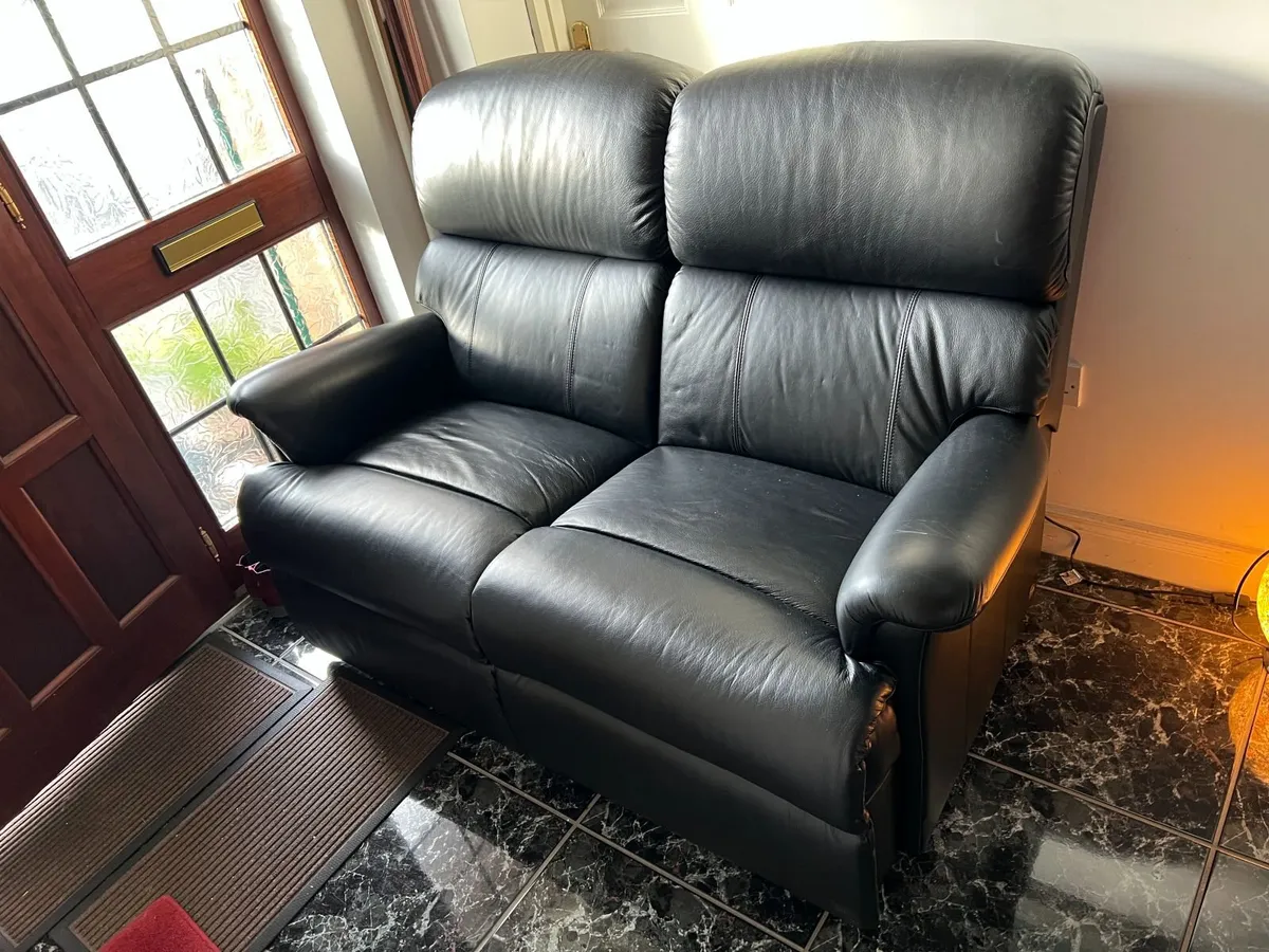 2 seat leather sofa (never used) - Image 2