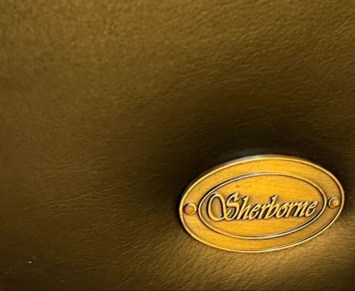 2 seat leather sofa (never used) - Image 3