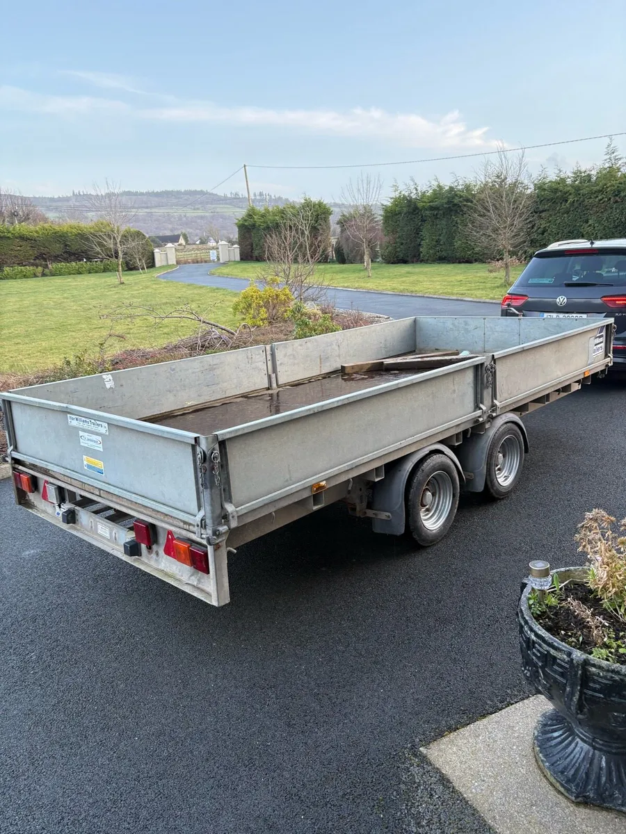 Ifor Williams dropside trailer 14ft - Image 4