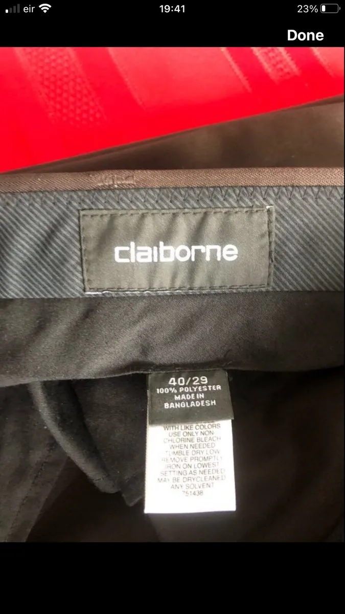 Mens trousers W40”x L29” €10 - Image 3