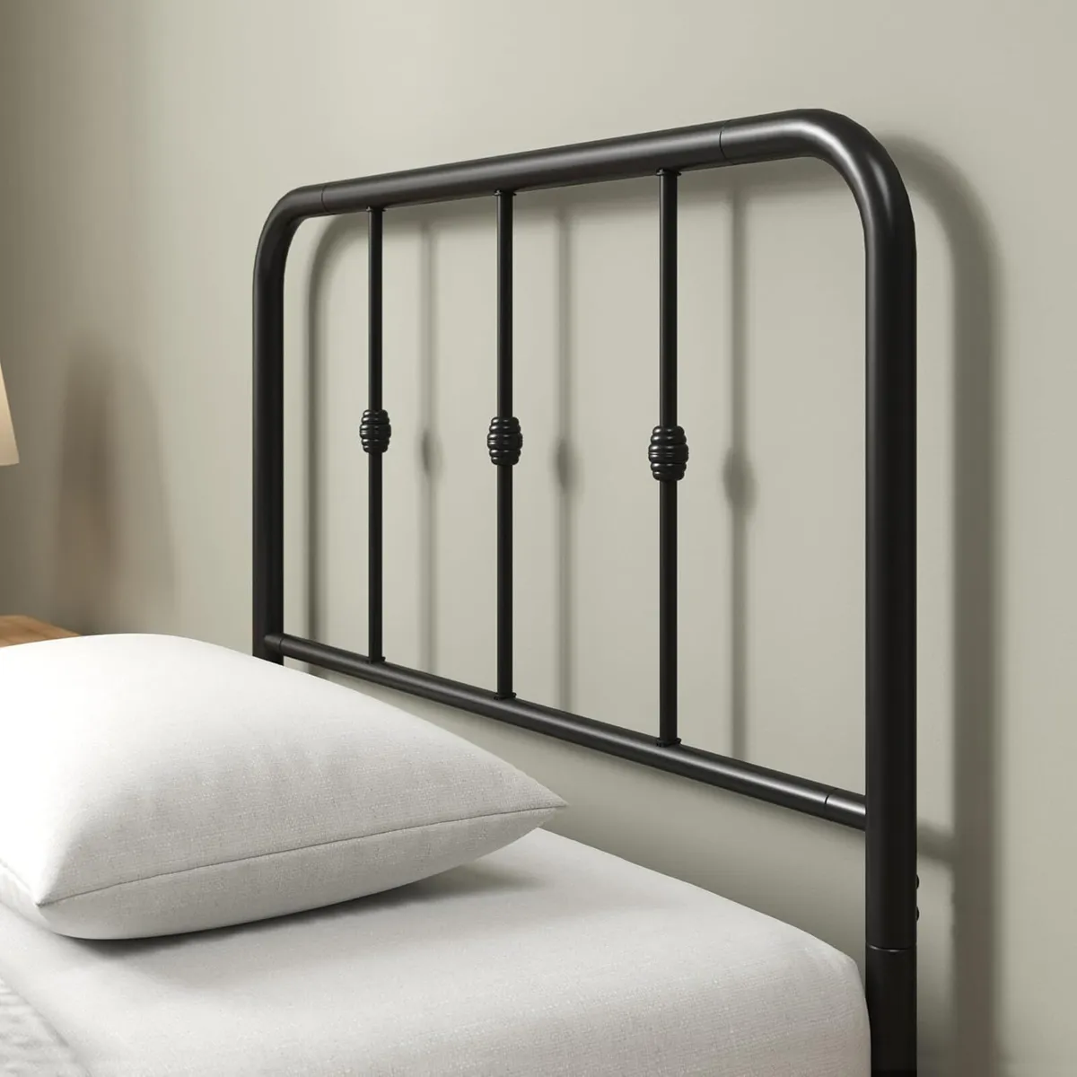 Florence Bed 90 x 200 cm Height 35 Metal Frame - Image 4