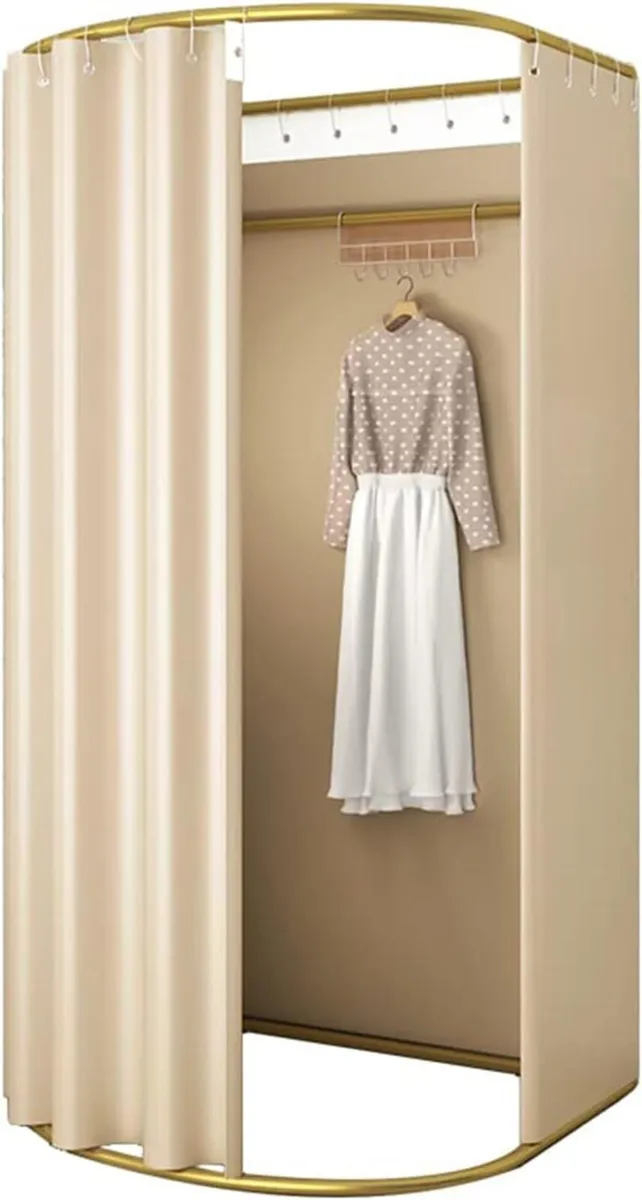 Clothing Store Fitting Room with Shading Curtain - Image 1