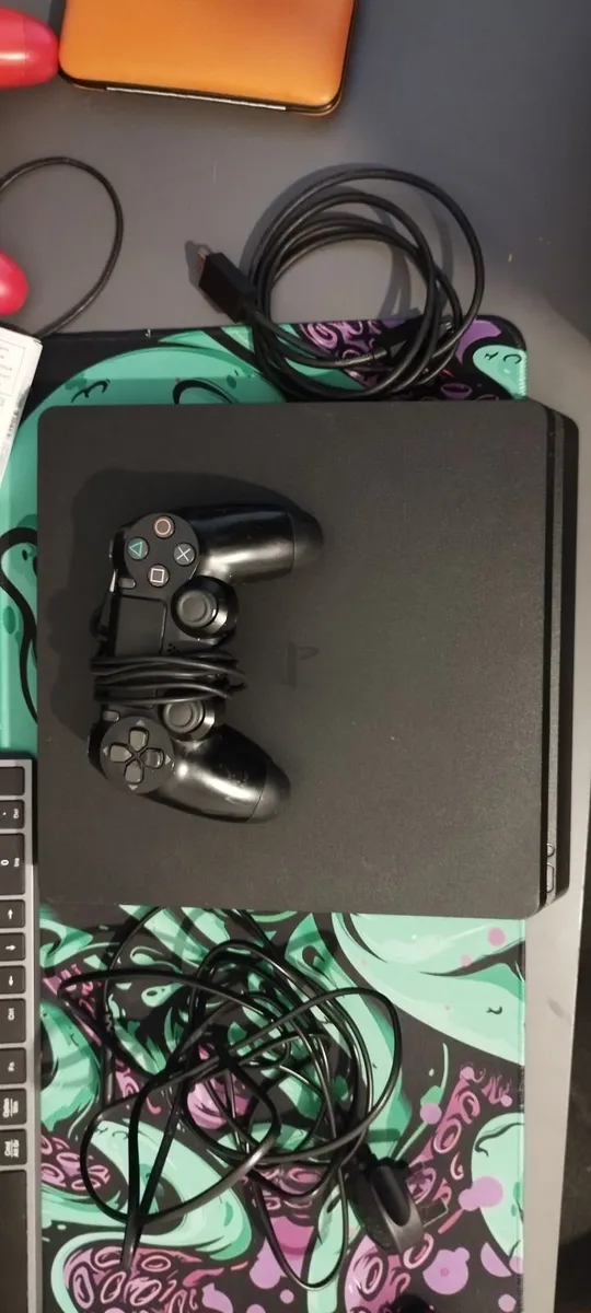 PlayStation 4 w/ Controller & Cables - Image 1