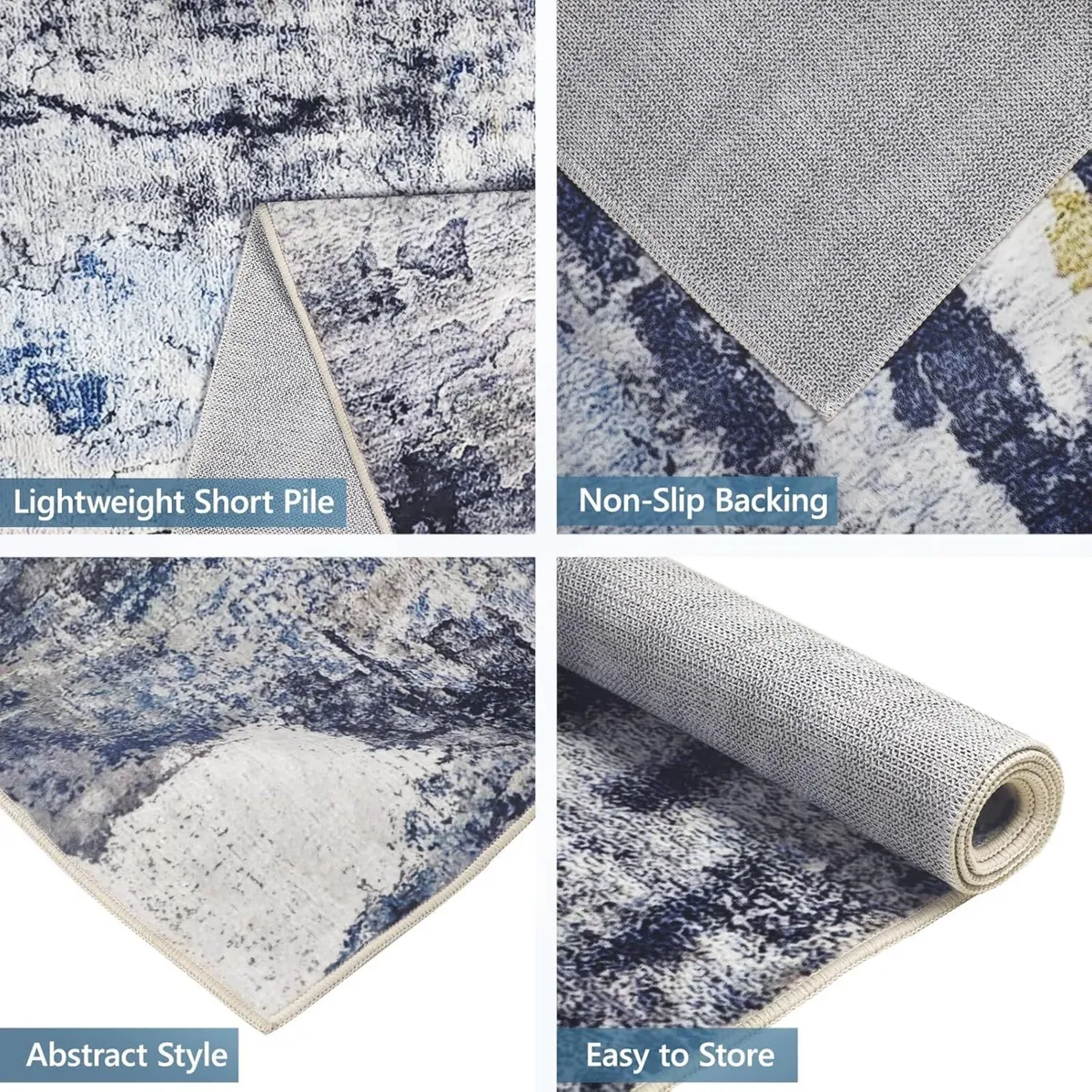 Area Rug Modern Abstract Rugs Living Room Large - Image 4