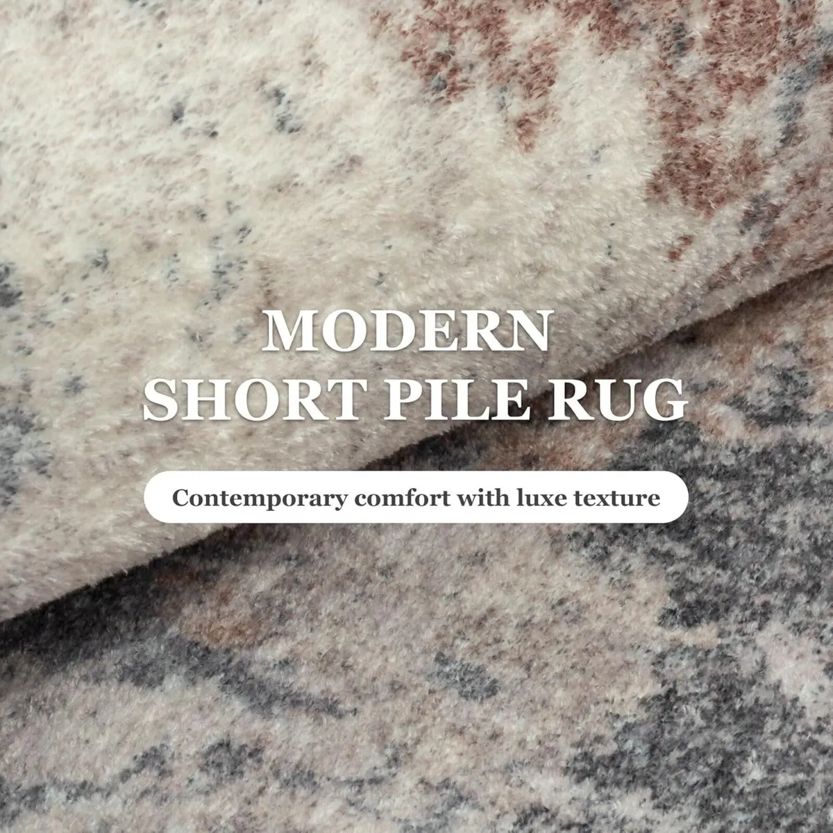 Modern Area Rug- Upgraded 10mm Thick Sponge for - Image 3