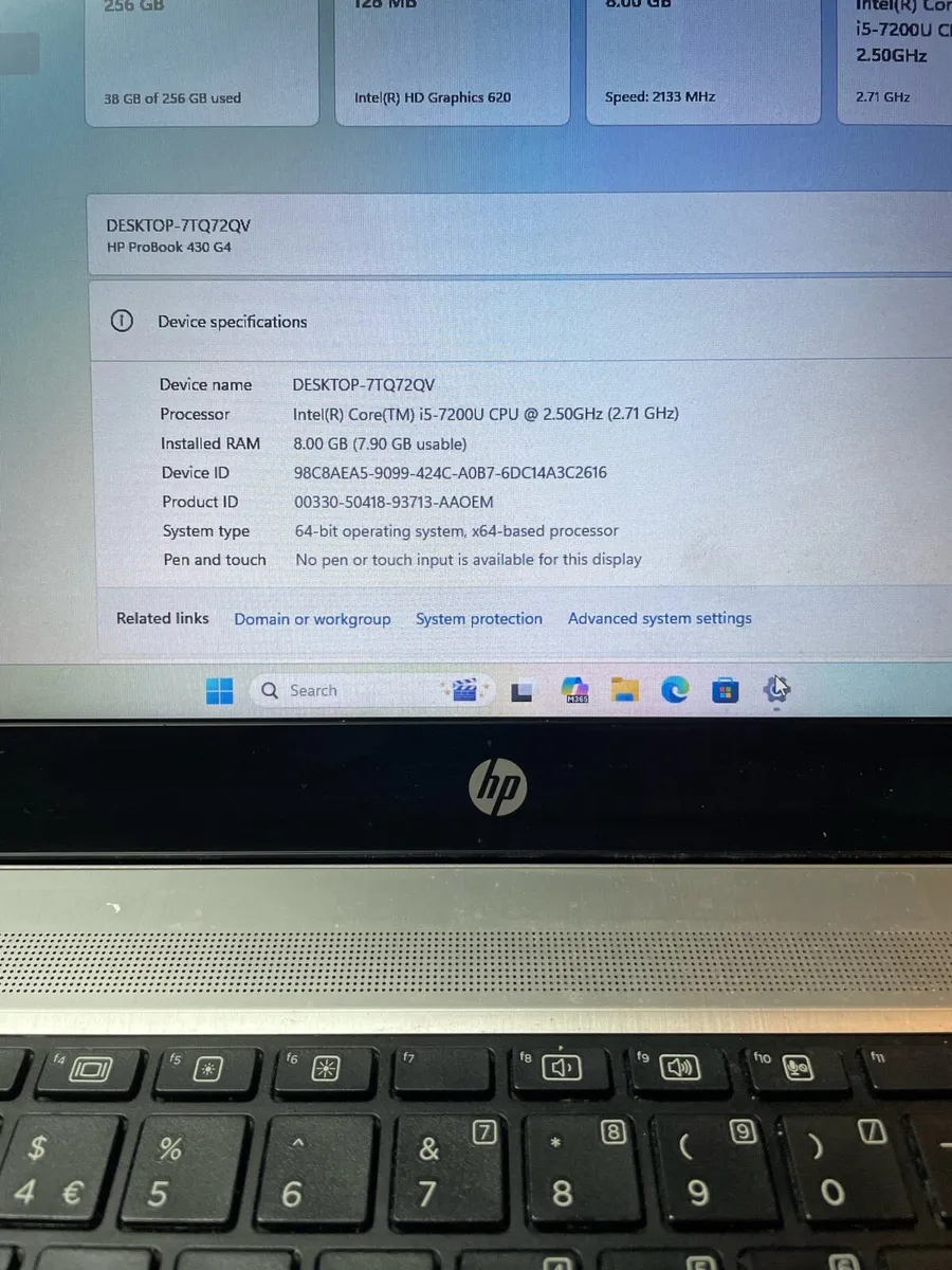 Hp laptop i5 pro 8/256 windows 11 - Image 4