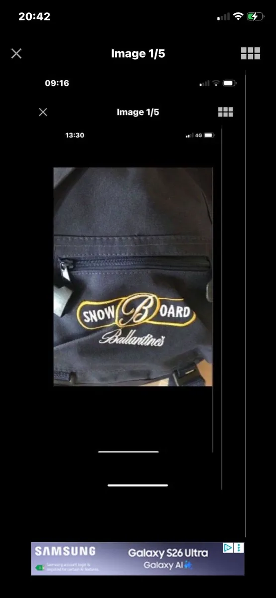 NEW-Snowboard Shoulder Bag - Image 1