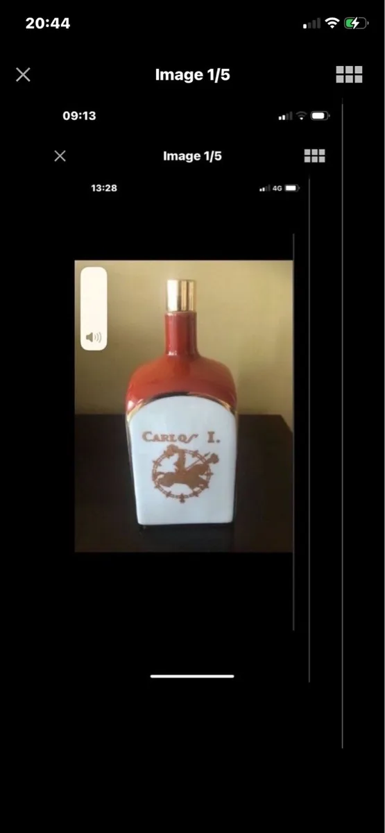 Very Rare Carlos 1 Ceramic Decanter - Image 1