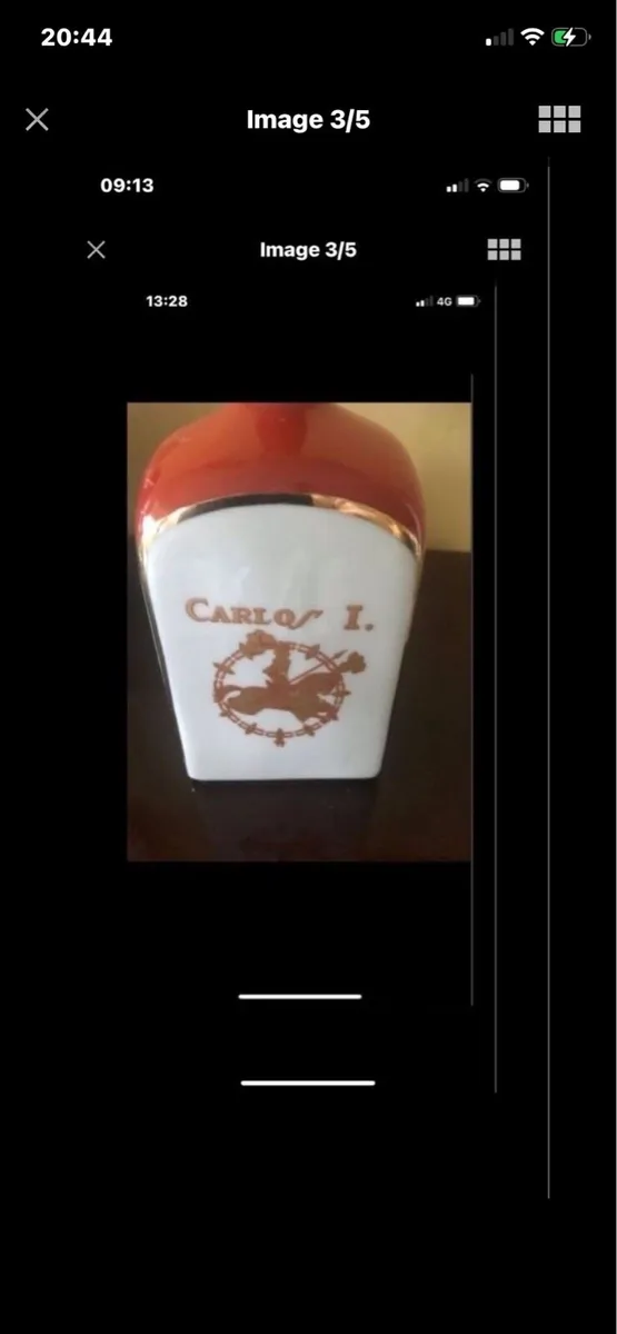 Very Rare Carlos 1 Ceramic Decanter - Image 3