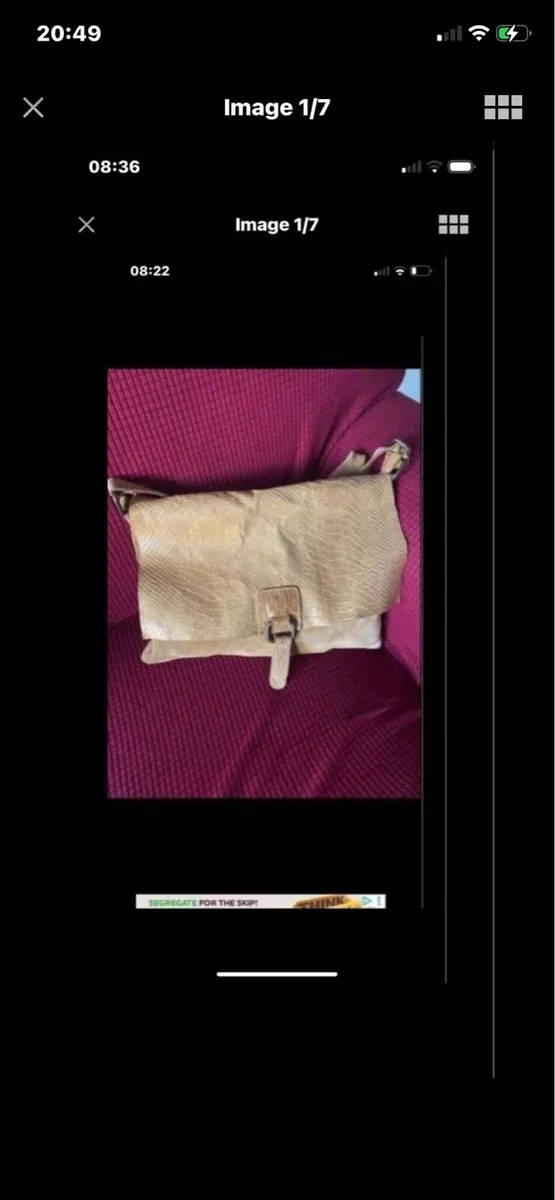 Leather Shoulder Bag - Image 1