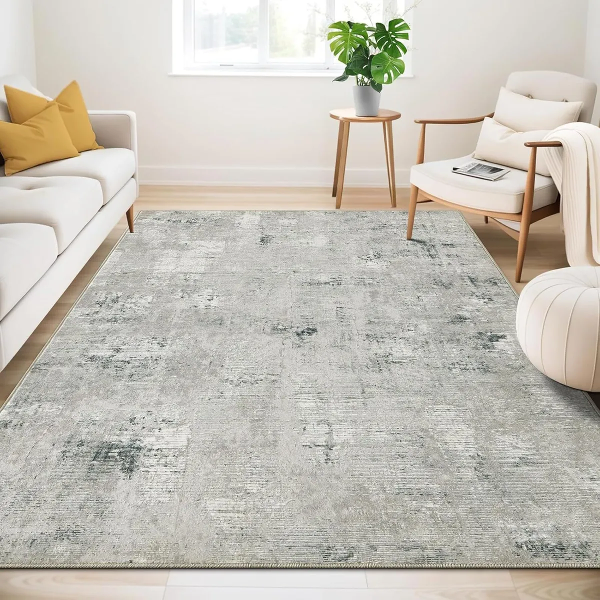 Large Rugs for Living Room 200x300cm Grey - Image 1