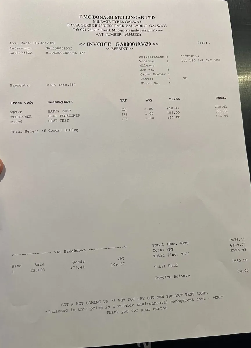 LDV V80 2.5 Diesel LHR T-C 5DR – Only 67,000 km - Image 3