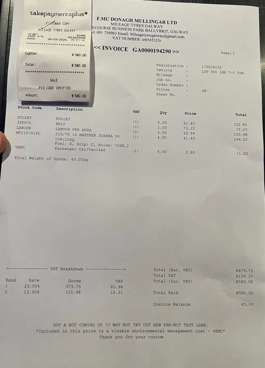 LDV V80 2.5 Diesel LHR T-C 5DR – Only 67,000 km - Image 2