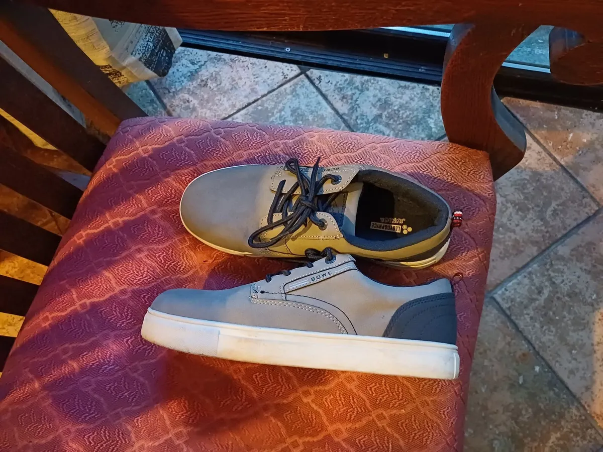 Boys dress shoes(grey) - Image 1