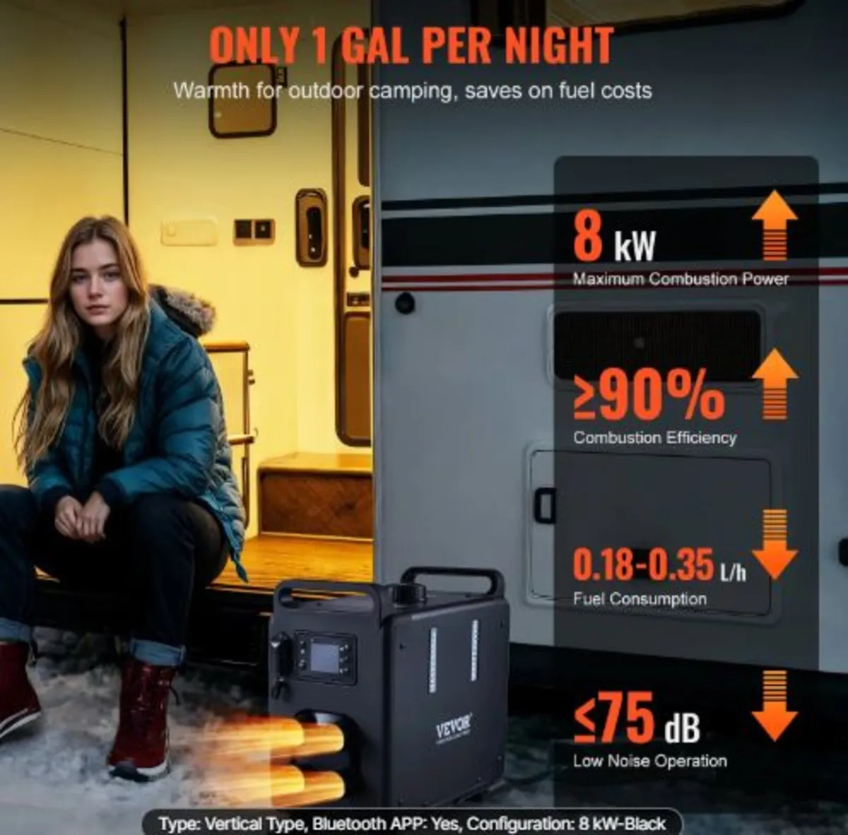 5-8KW Diesel Heater, 12V/24V All in One Diesel - Image 2