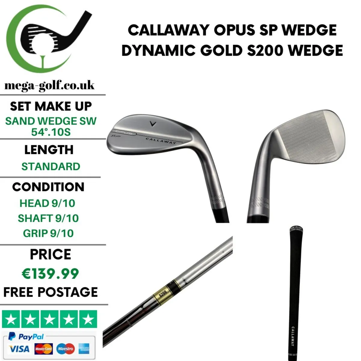 Callaway Opus SP Wedge Sw 54°.10S / Wedge - Image 1