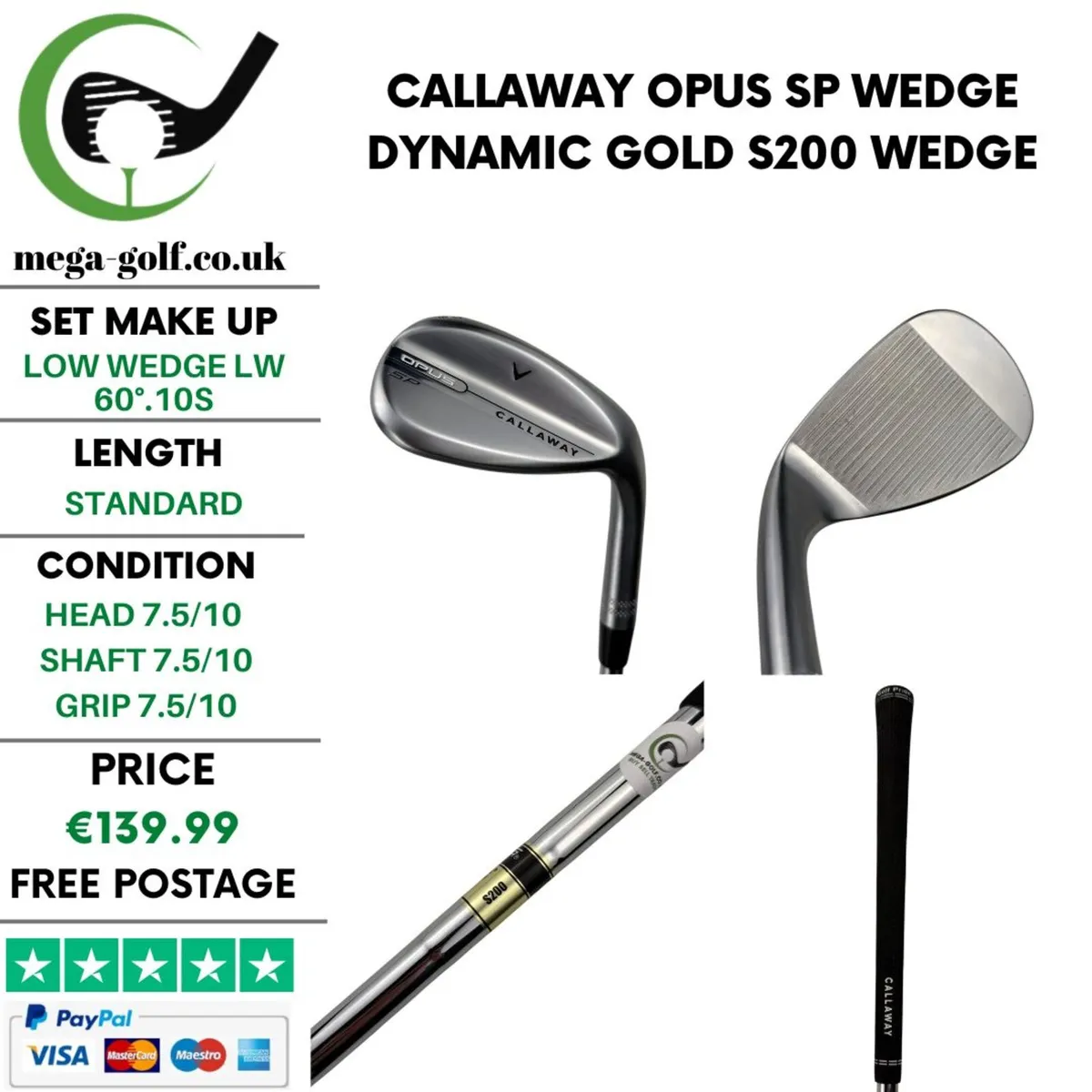 Callaway Opus SP Wedge Lw 60°.10S / Wedge - Image 1