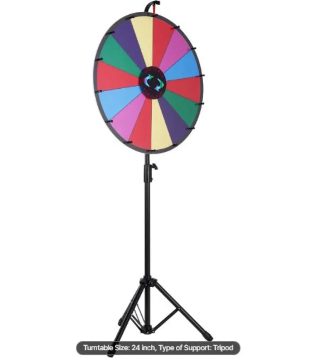 61 cm Color Prize Wheel Tripod Floor Stand Color - Image 3