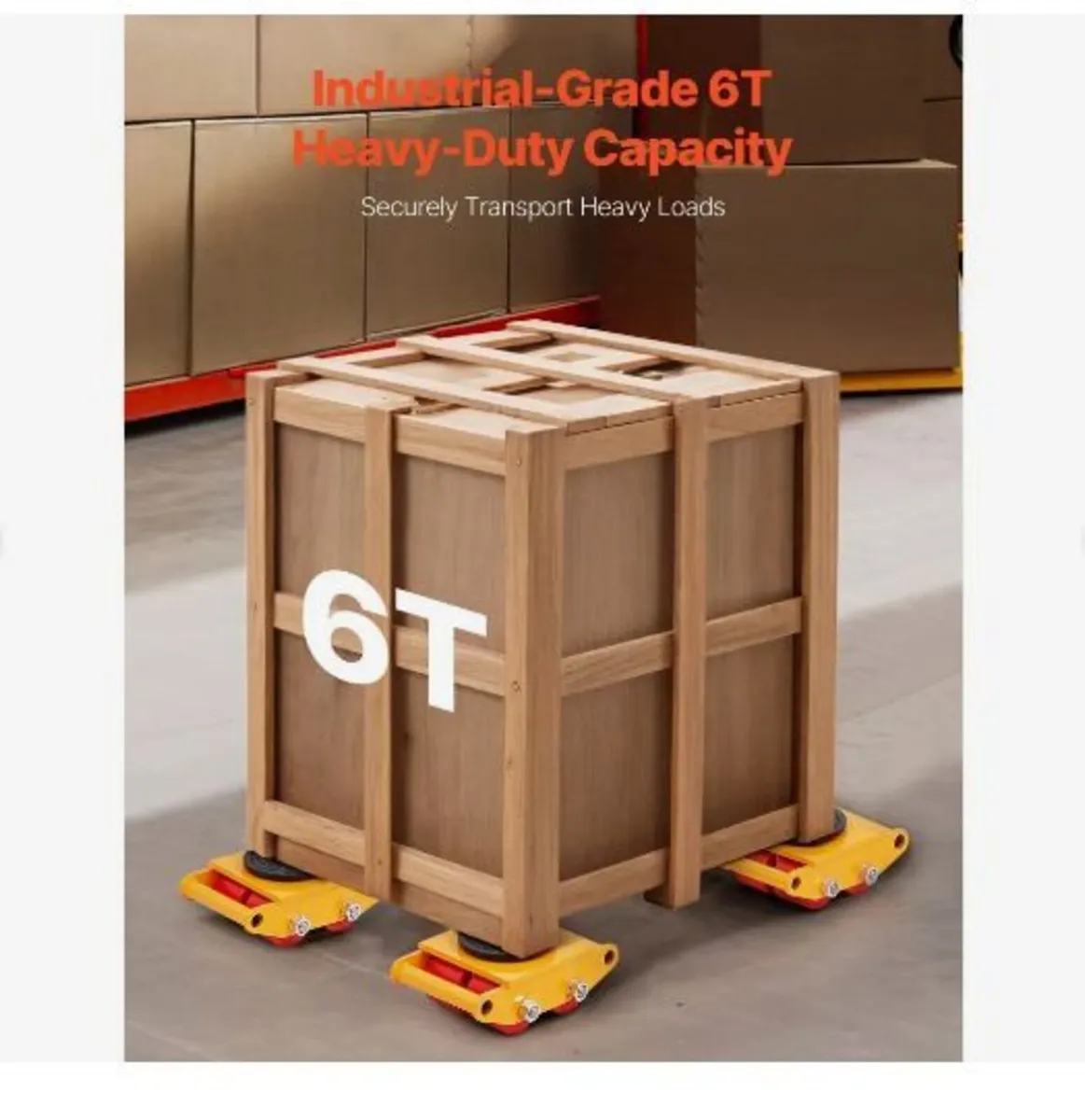 Machinery Skate Dolly, 13,200 LBS/6T Industrial - Image 2