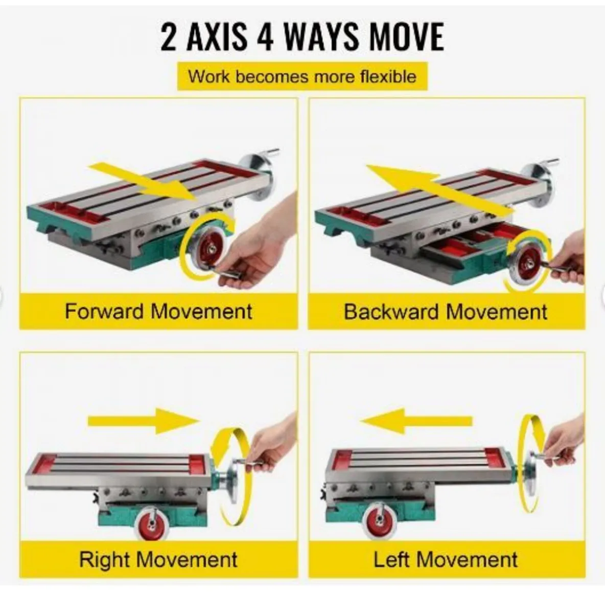 Milling Table 17.7×6.7Inch (450 x 170 mm) - Image 4
