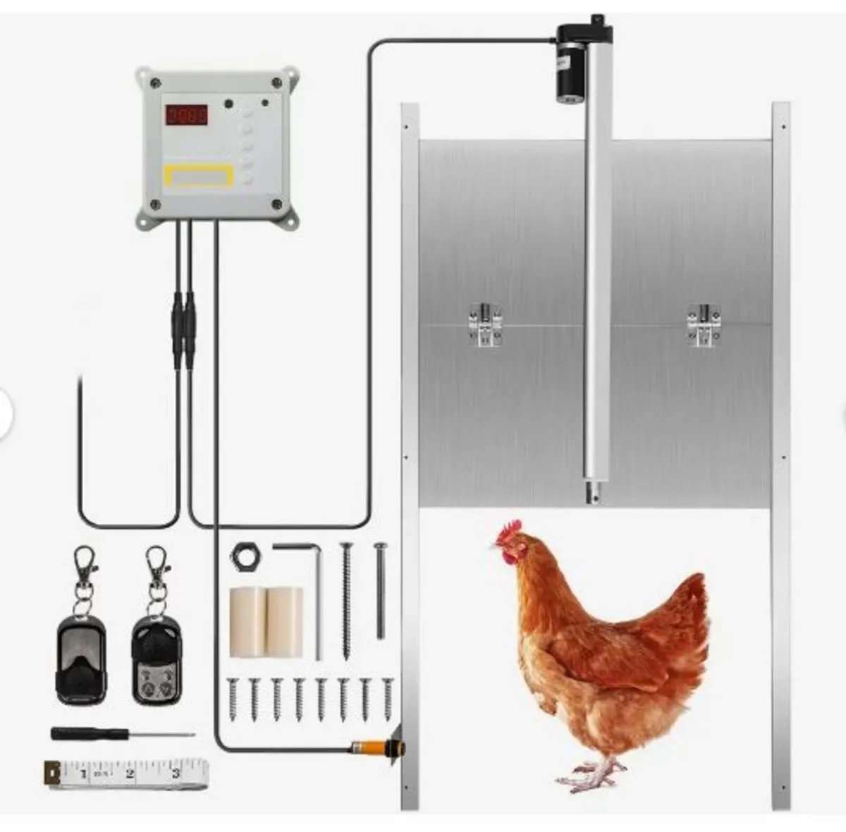 Automatic Chicken Coop Door, Timer and Light Sens - Image 1