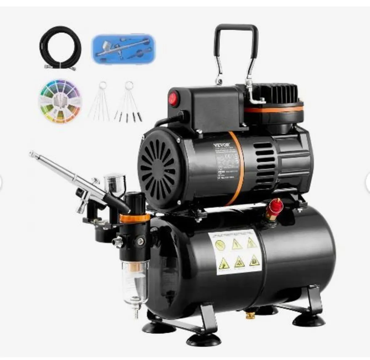 Airbrush Kit, Dual Fan Air Tank Compressor - Image 3
