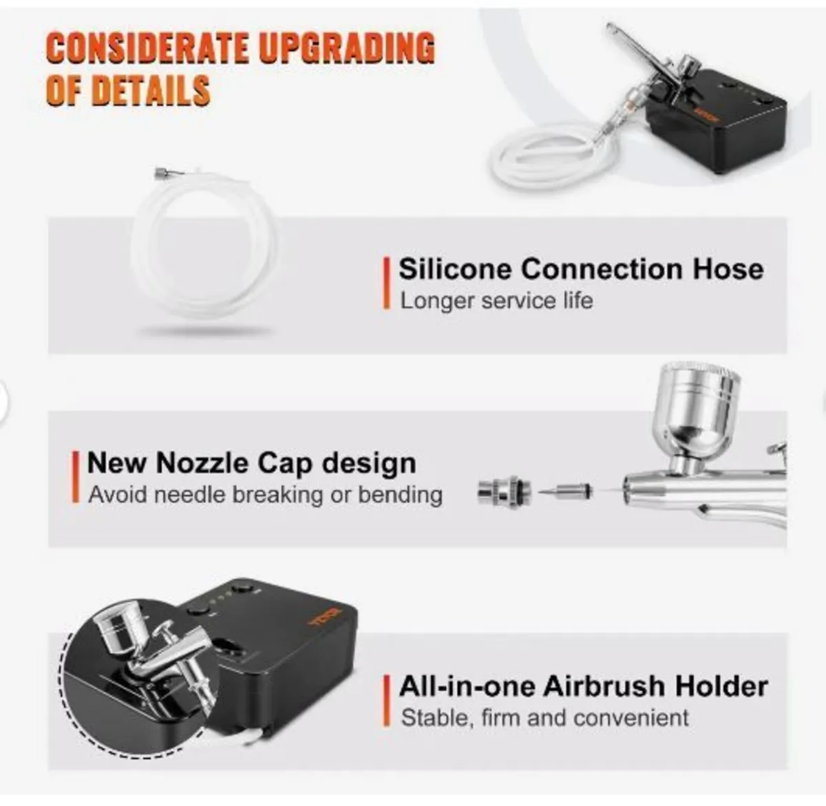 Airbrush Kit, Portable Airbrush Set - Image 2