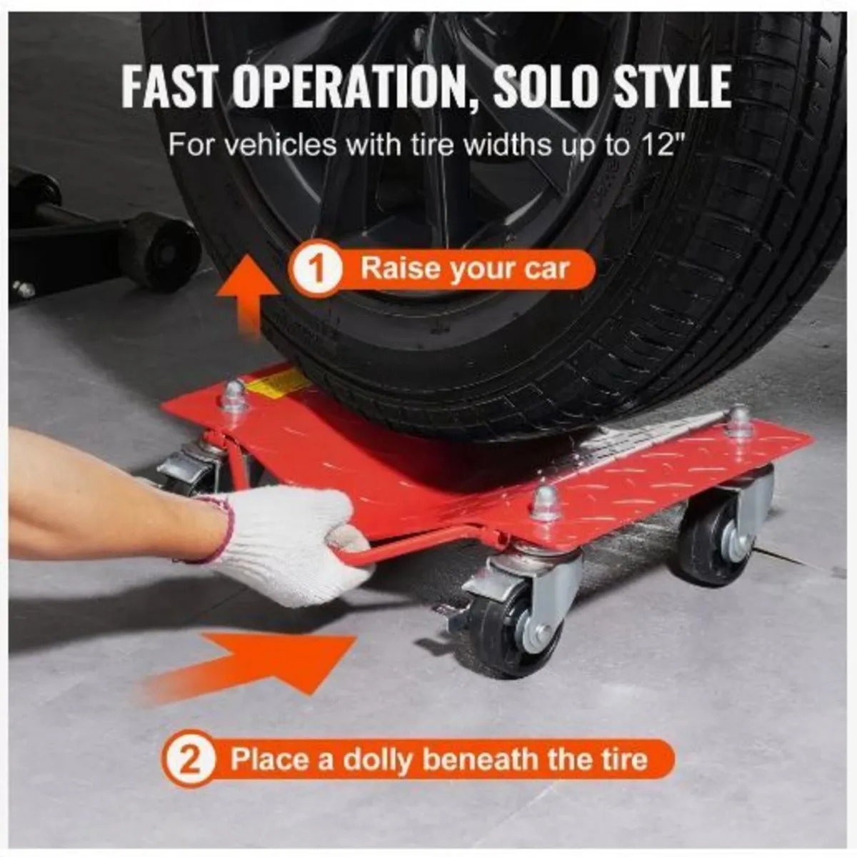 Wheel Dolly, 8000 lbs Capacity Heavy-Duty - Image 4