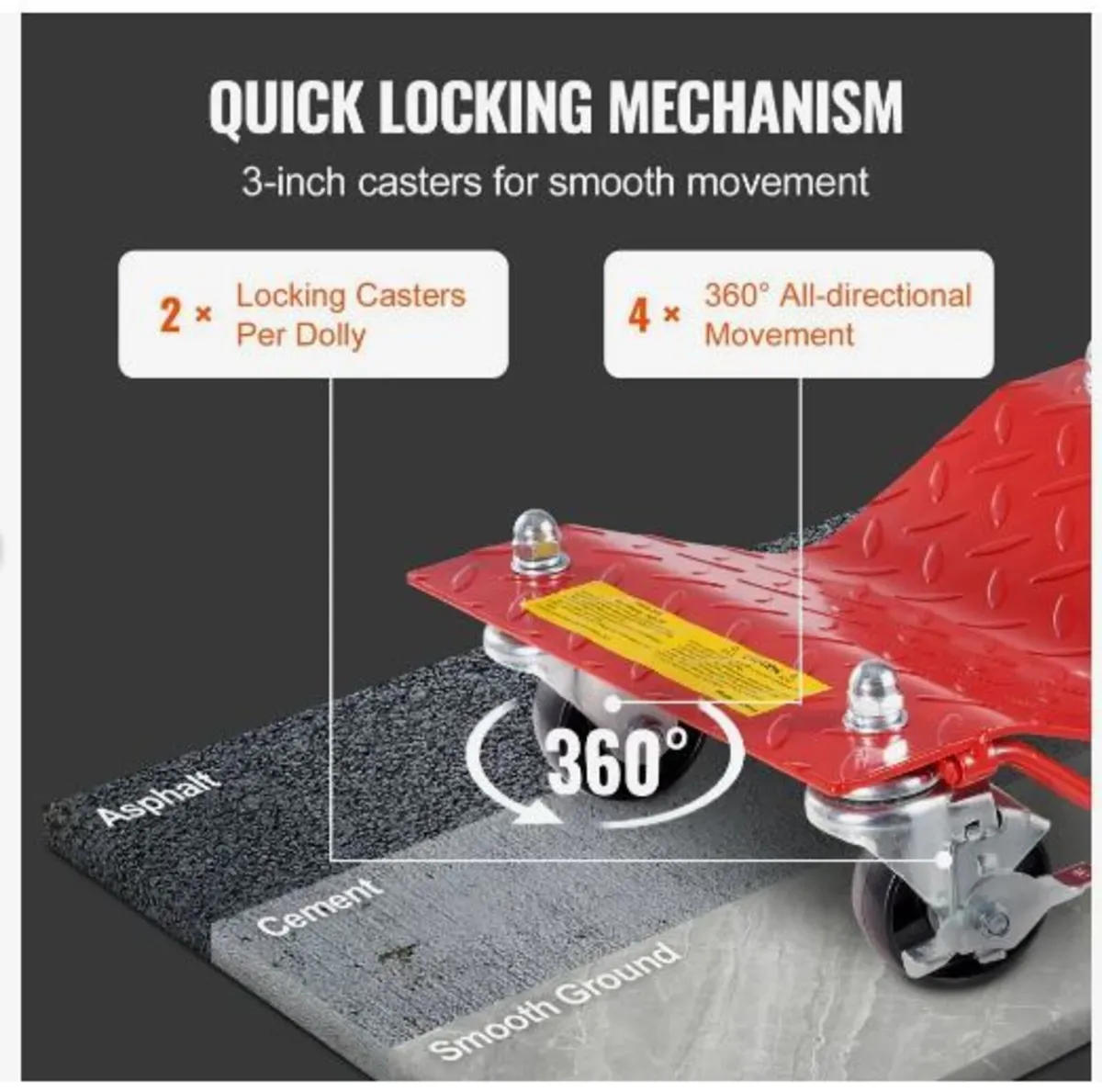 Wheel Dolly, 8000 lbs Capacity Heavy-Duty - Image 2
