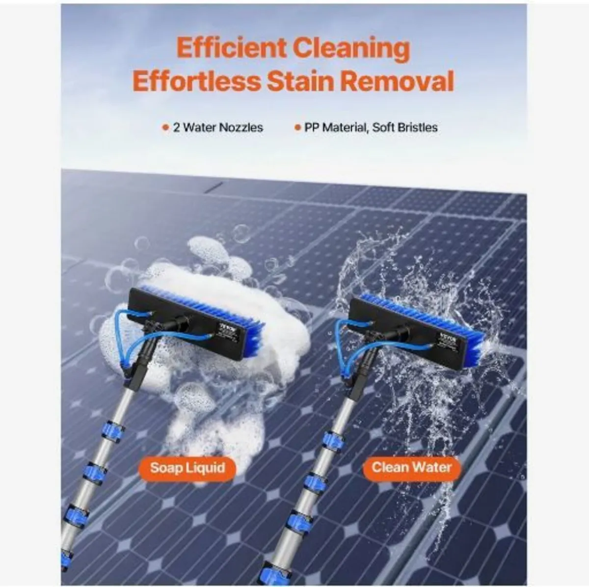 Water Fed Pole Kit, 7.3m Solar Panel Cleaning Pol - Image 2