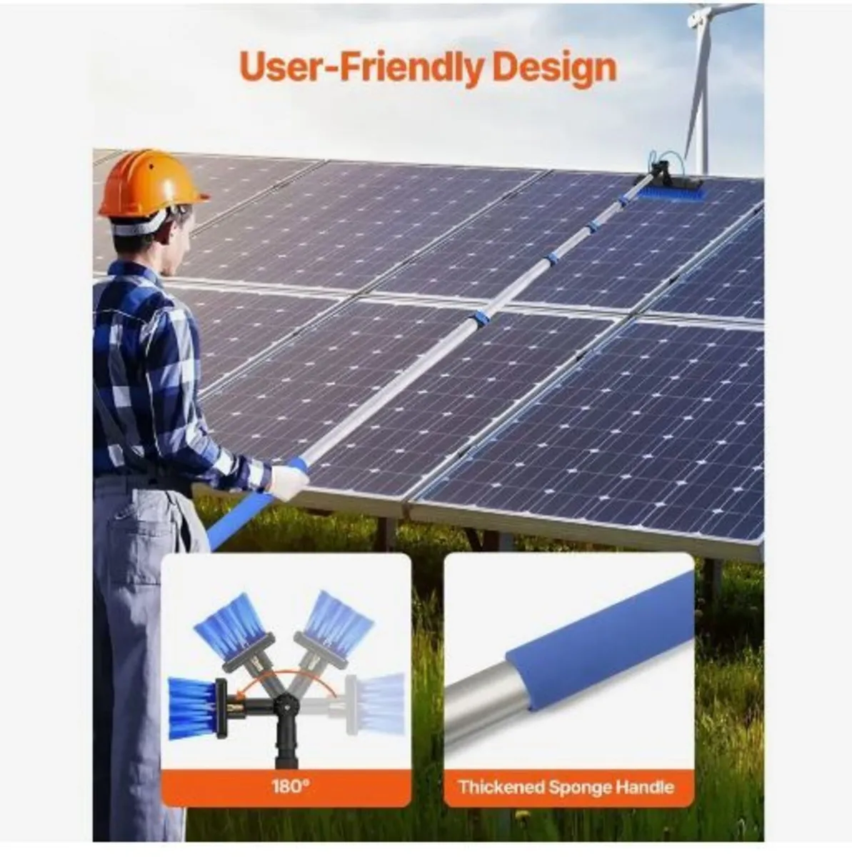 Water Fed Pole Kit, 7.3m Solar Panel Cleaning Pol - Image 4