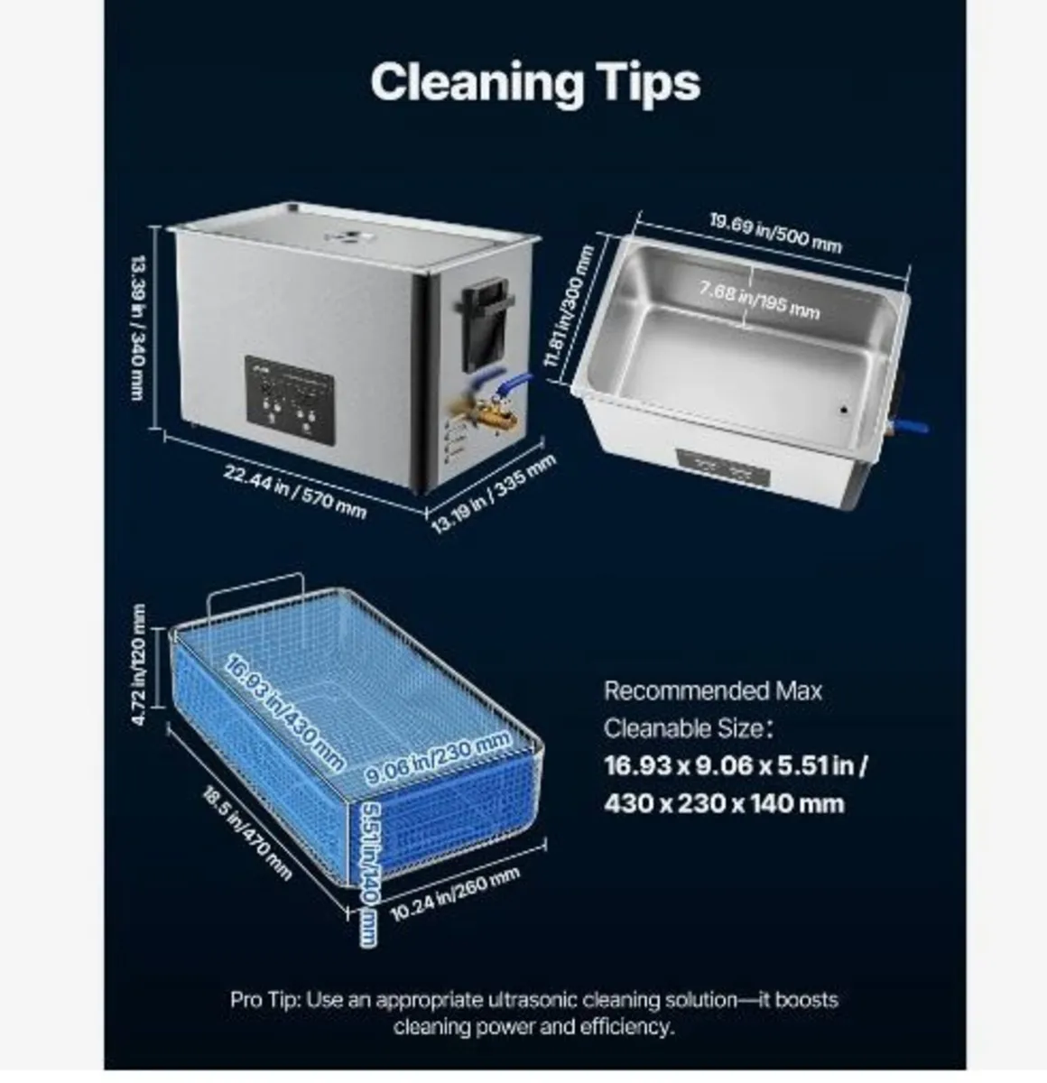 30L Ultrasonic Cleaner, Professional Ultrasonic - Image 4