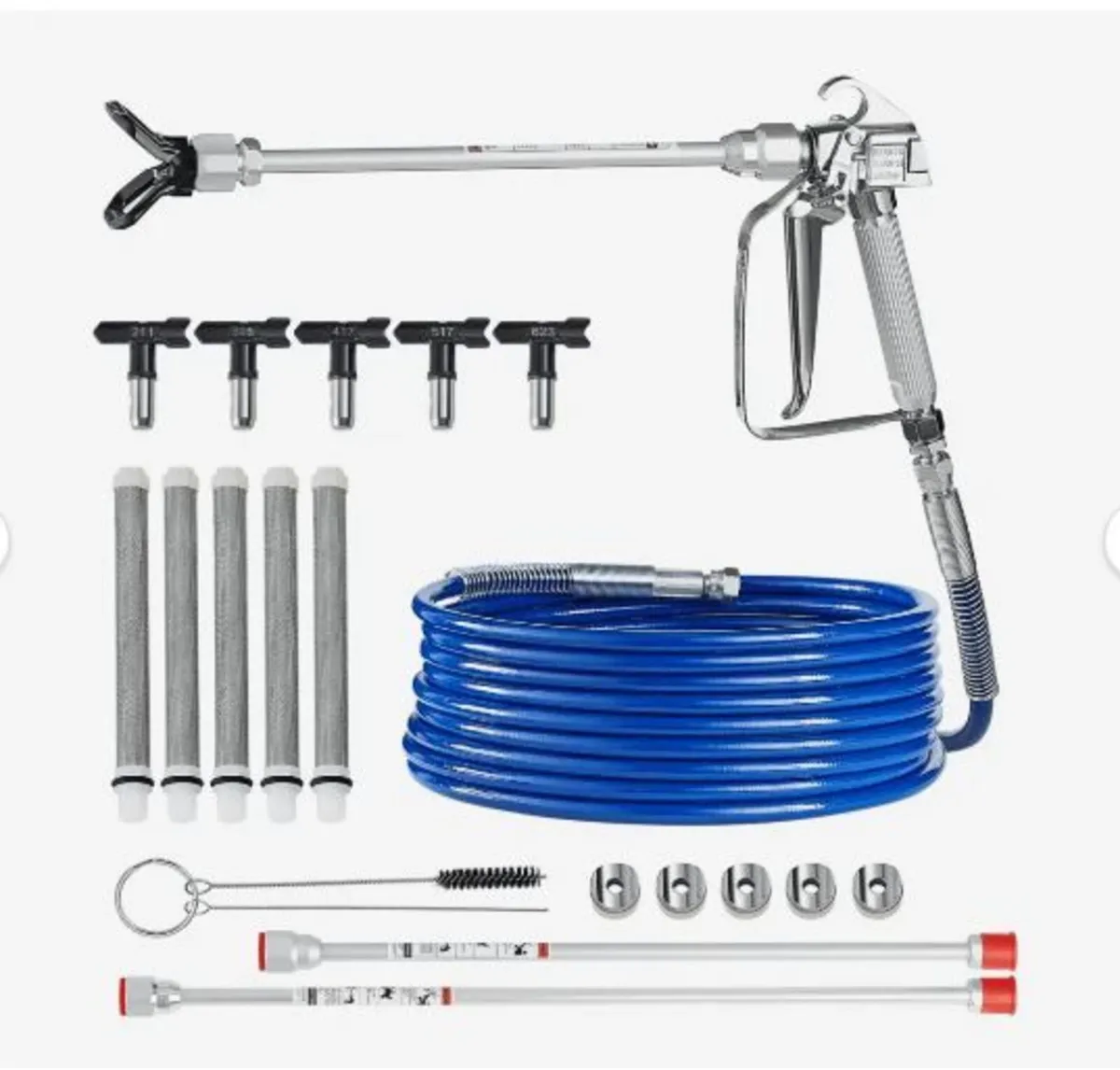 Airless Paint Spray Gun and Hose Kit - Image 1