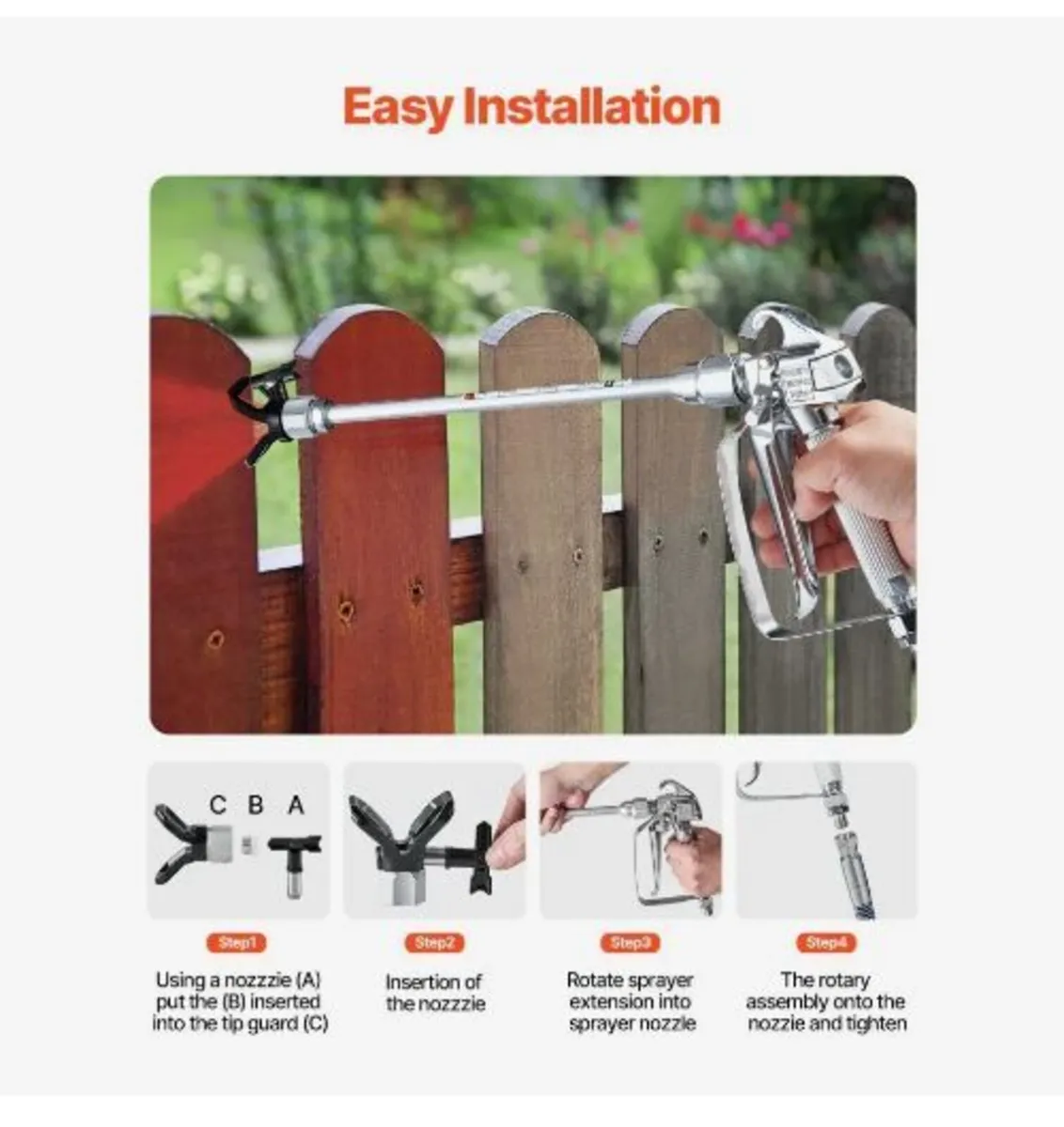 Airless Paint Spray Gun and Hose Kit - Image 4