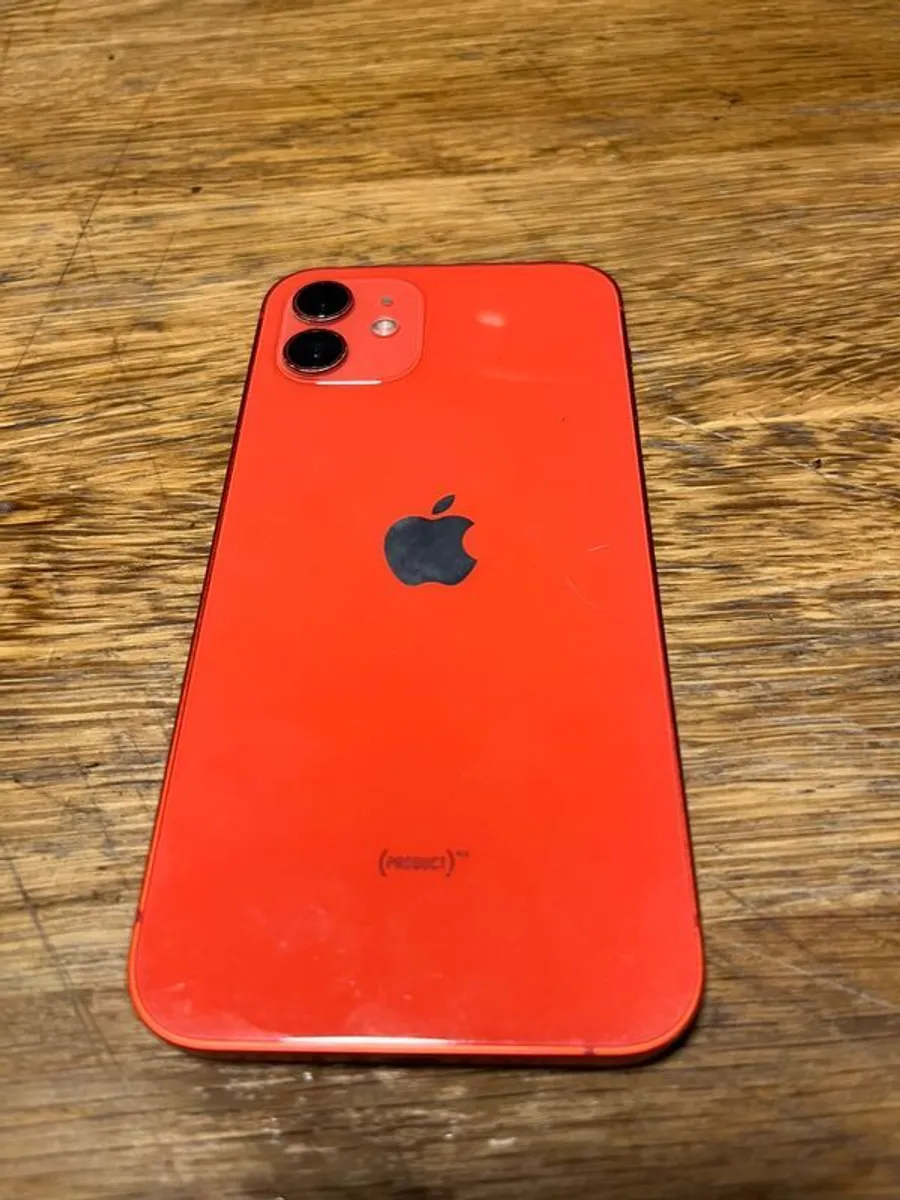 iPhone 12  64GB  Red  Unlocked  Fully Working - Image 1