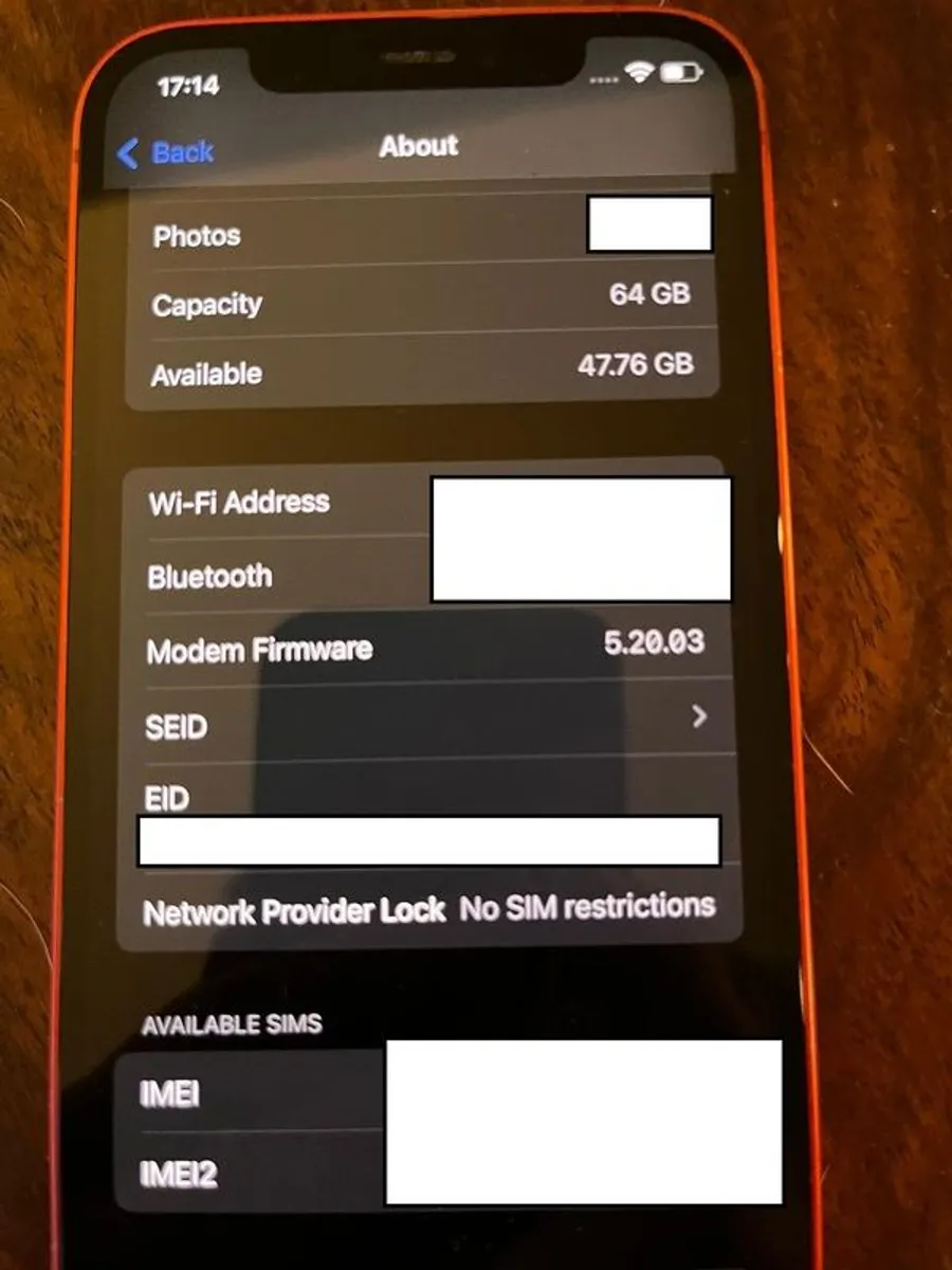 iPhone 12  64GB  Red  Unlocked  Fully Working - Image 2