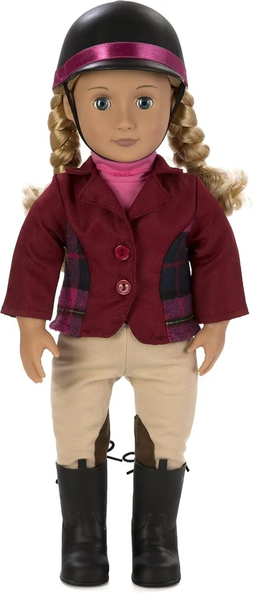 Our Generation Equestrian Lily Anna doll and book - Image 2