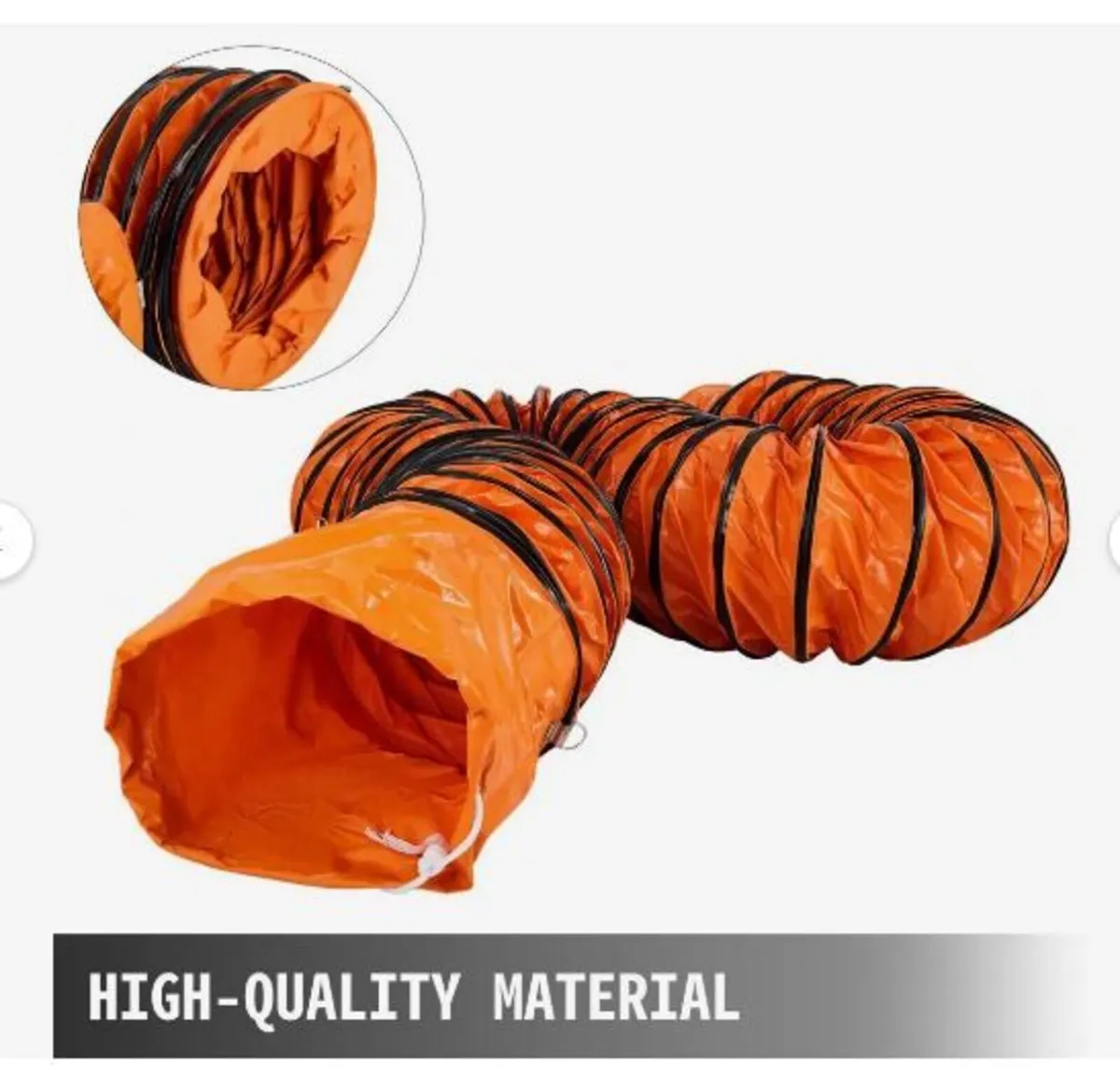 10 M/32ft PVC Flexible Duct Hosing for 300 MM - Image 2