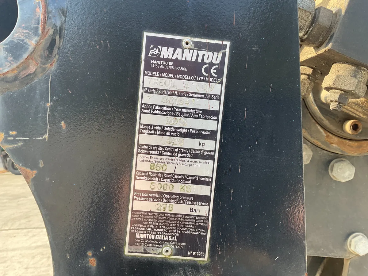 Manitou ST – 5000KG Winch - Image 4