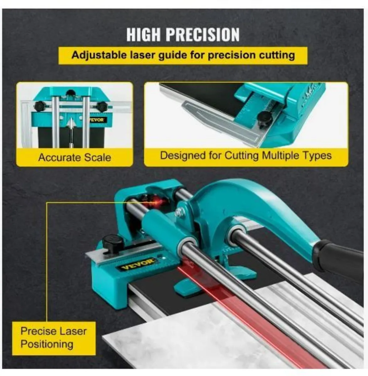 31 Inch/800mm Tile Cutter Double Rails & Brackets - Image 4