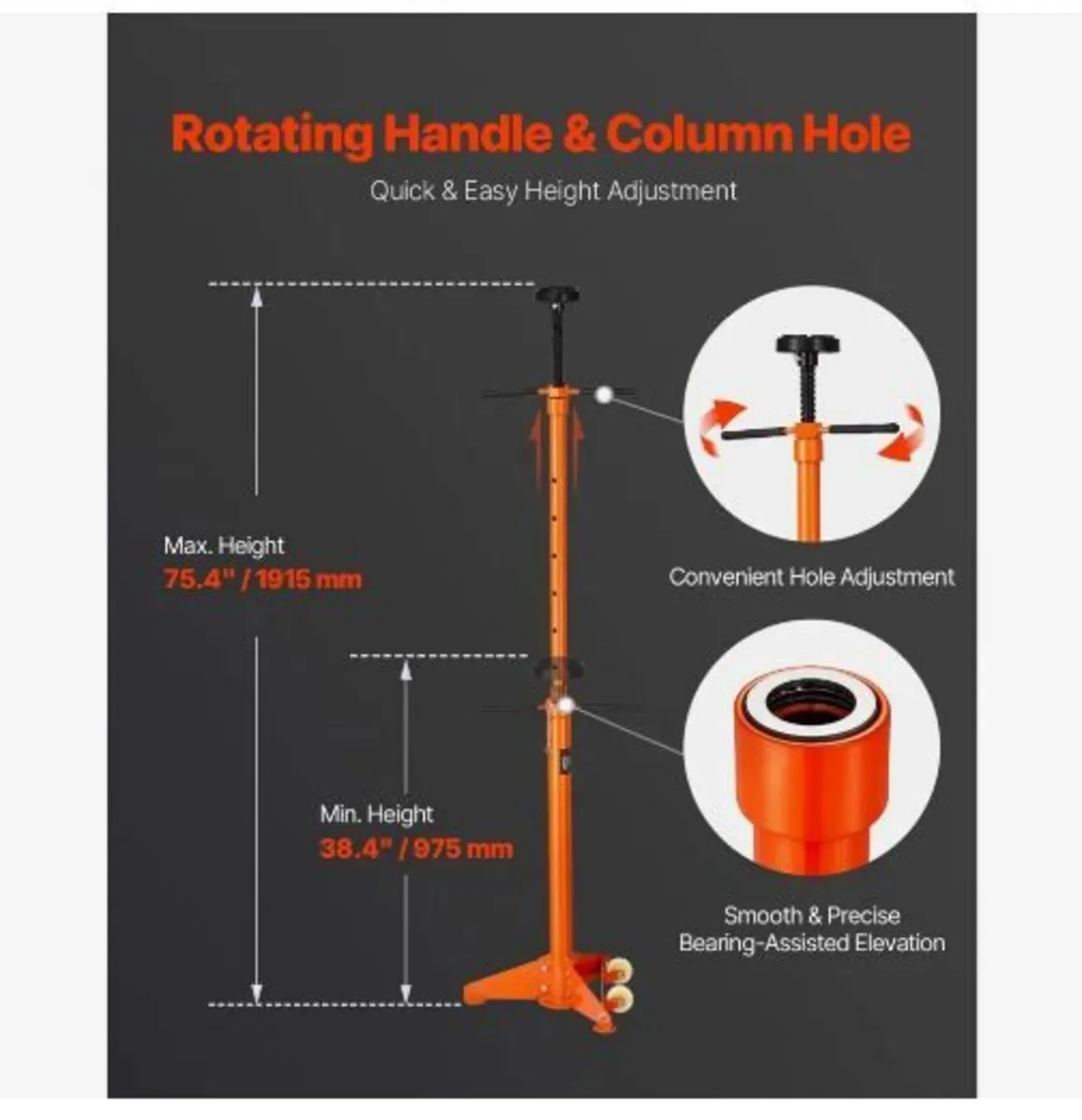 Underhoist Support Stand, 3/4 Ton Capacity - Image 3