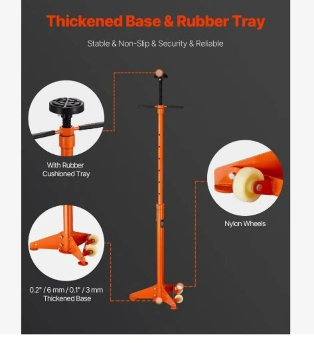Underhoist Support Stand, 3/4 Ton Capacity - Image 4