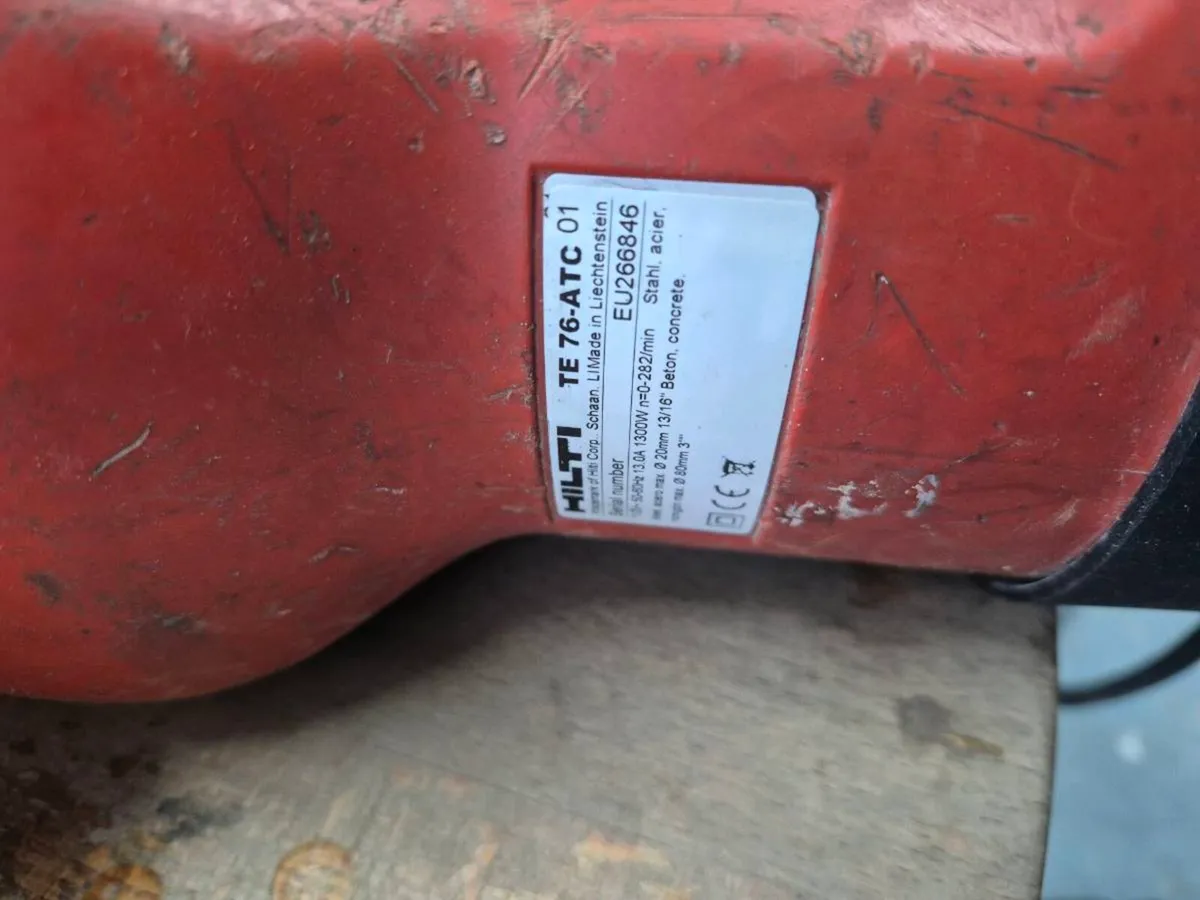 Hilti TE 76ATC, drill and hammer, 100v - Image 4