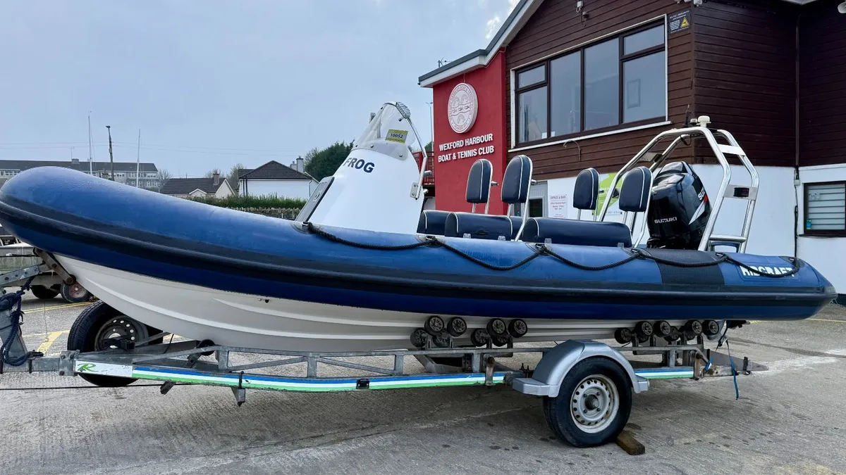 "Blue Frog"  Ribcraft PRO 585 Offshore RHIB - Image 2