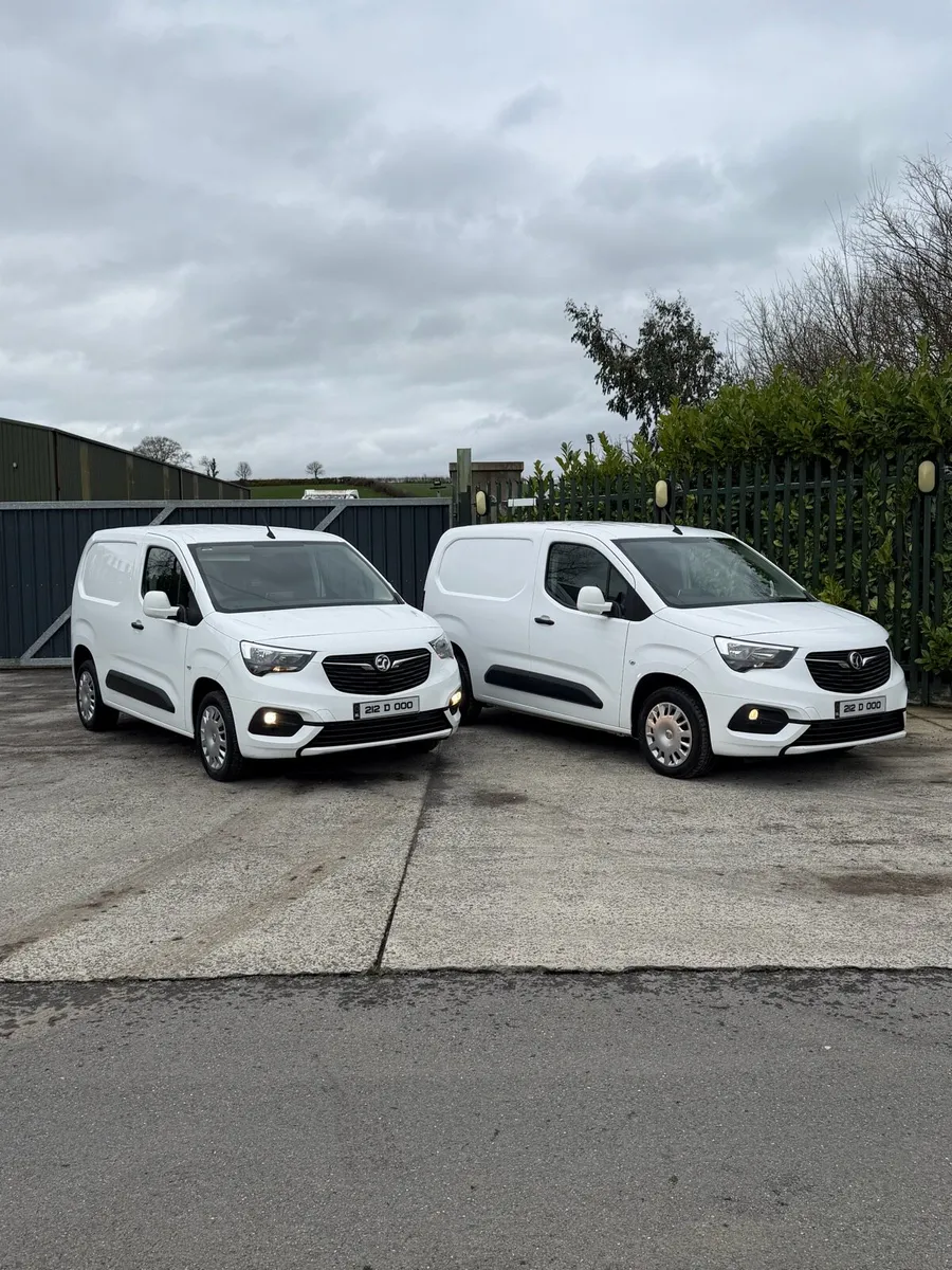 THE CHOICE OF 2 VAUXHALL COMBOS 2021 LOW MILES!! - Image 1