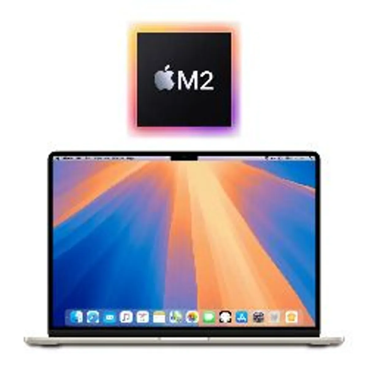 2023 Apple M2 MacBook Air 15" 8GB / 512GB SSD Starlight - A2941 (Battery Cycle: 127) - Image 1