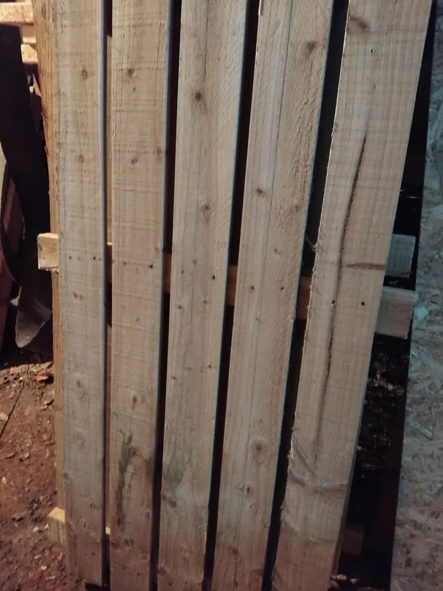 Insulation of slaboard and 6 inch. Plywood.  Fence - Image 2