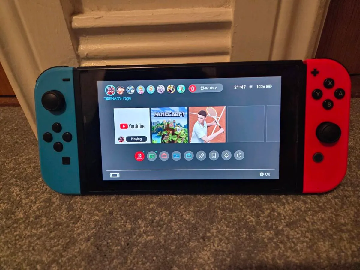 Nintendo Switch + Games + Accessories - Image 2