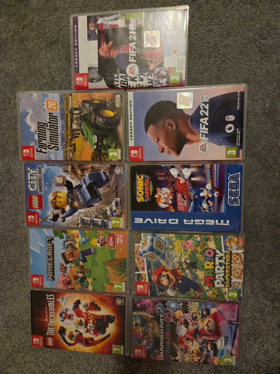 Nintendo Switch + Games + Accessories - Image 4