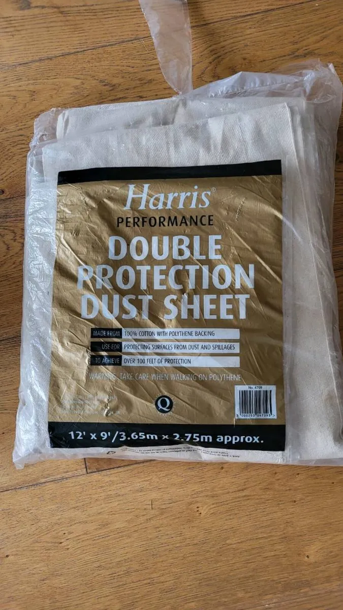 New Decorators dust sheet, details in picture.